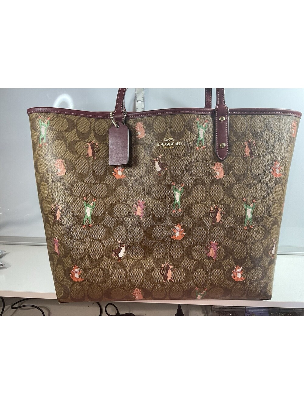 Coach Party Animals Tote Purse
